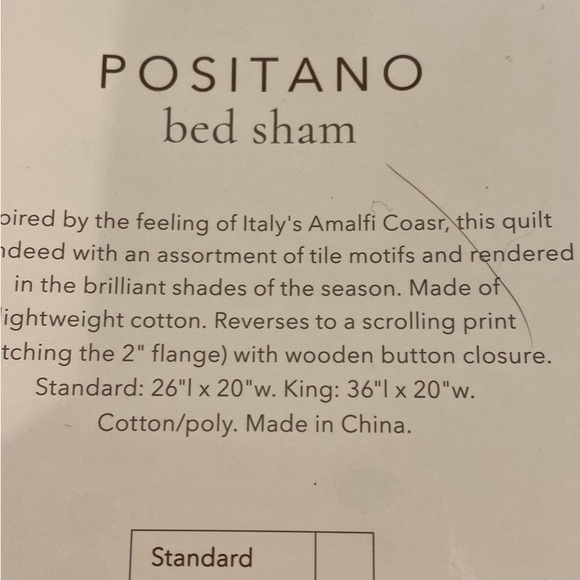 Soft Surroundings Bedding New Soft Surroundings Positano Quilt King